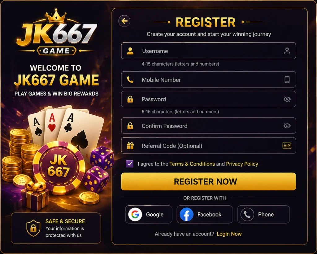 JK667 Game