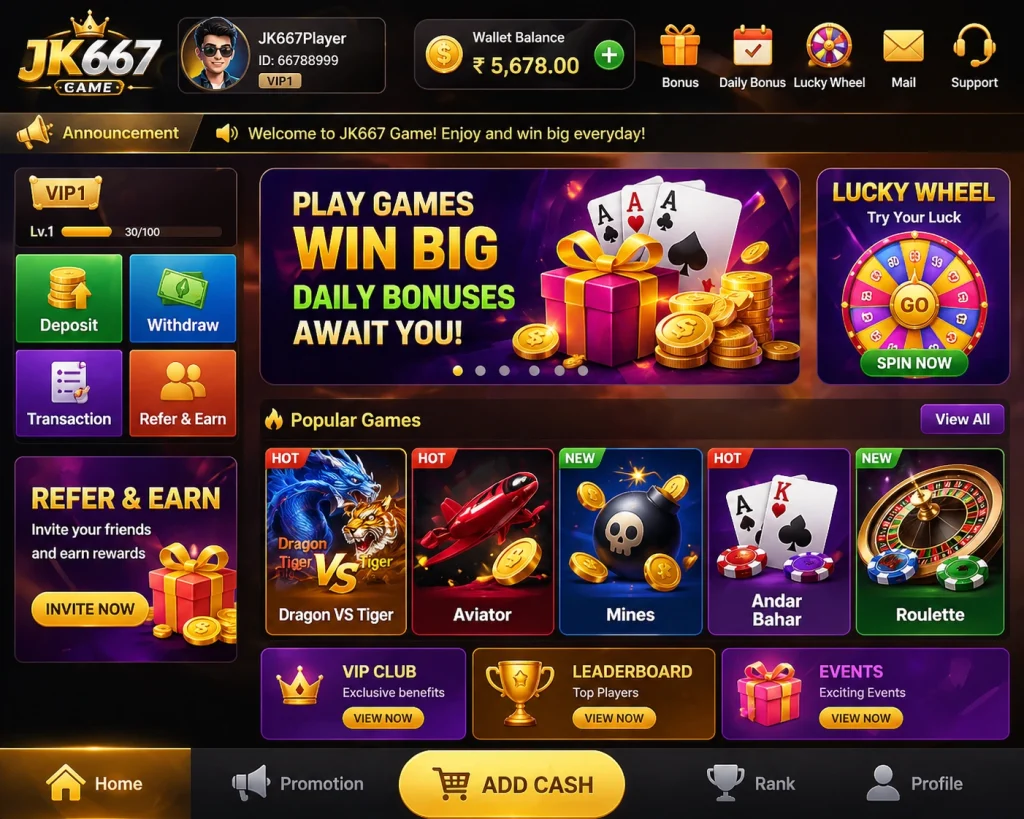 JK667 Game