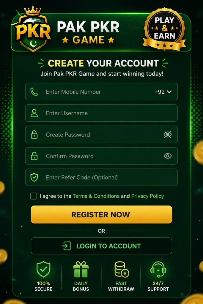 Pak PKR Game